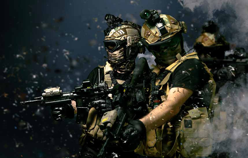 Military Gaming Image of 3 Soldiers